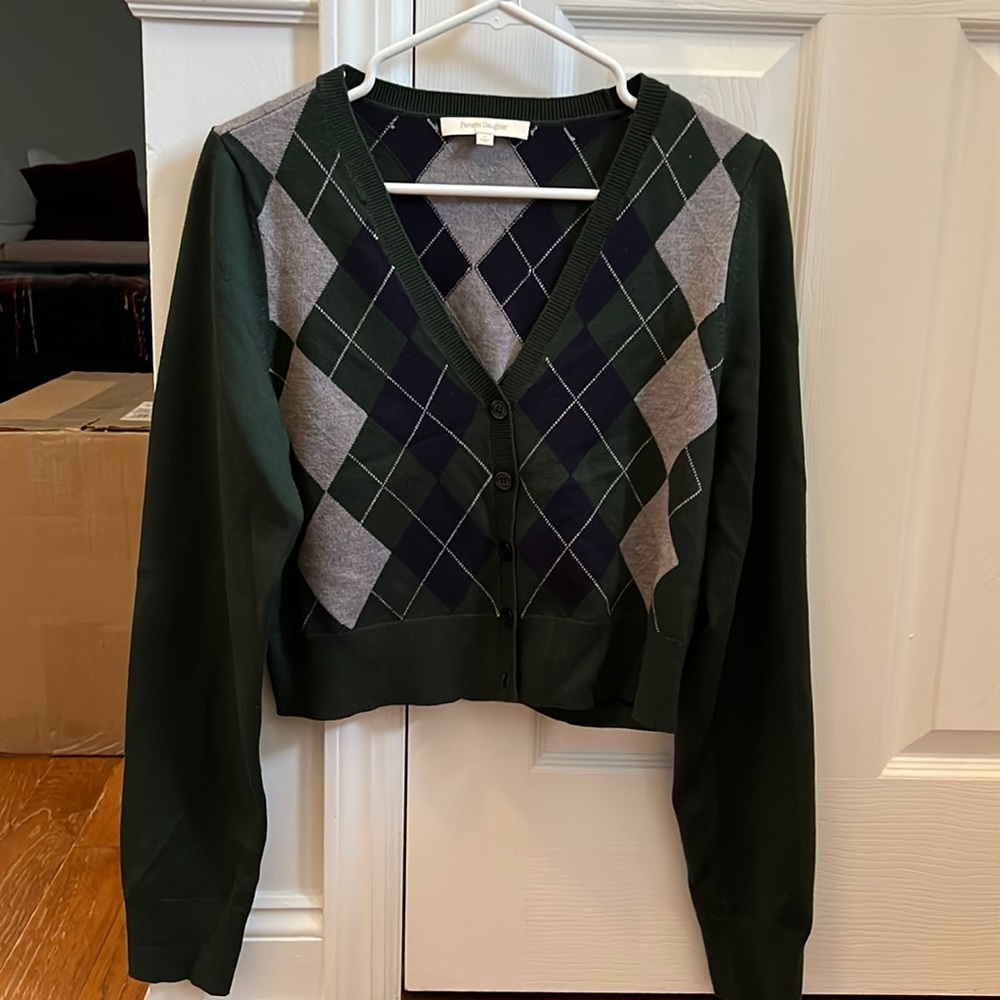 Favorite Daughter Griffin argyle cardigan